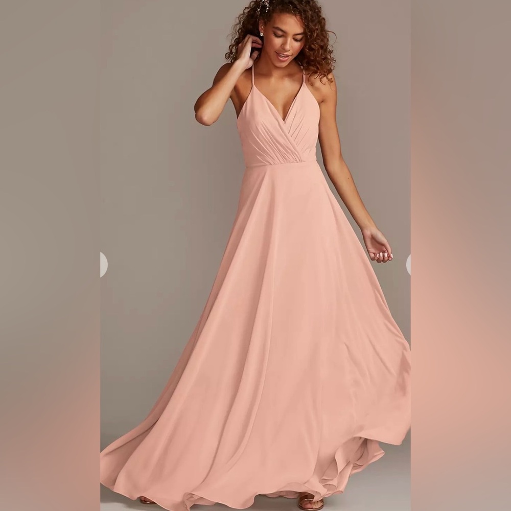 NEVER WORN- David's Bridal Prom and Bridesmaid dress -- Petal